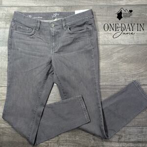 Loft Petite Modern Skinny Jeans Gray Denim NWT Size 6P